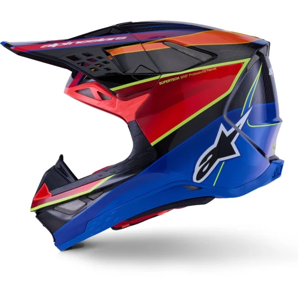 Alpinestars Supertech S-M10 Era 2025 MX Helmet Blue/Red