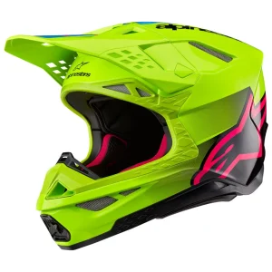 Alpinestars Supertech S-M10 Unite 24 MX Helmet Green/Black, Motoee.com