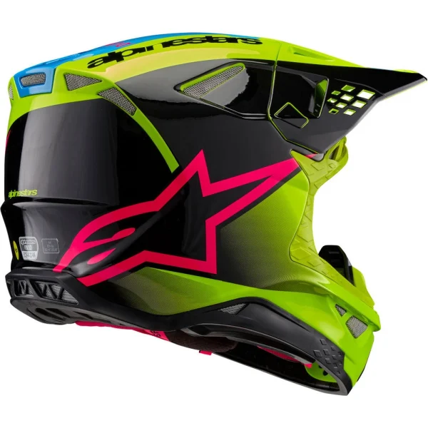 Alpinestars Supertech S-M10 Unite 24 MX Helmet Green/Black