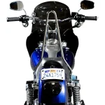 Biltwell Exfil Sissy Bar Dyna 06-17 Chrome