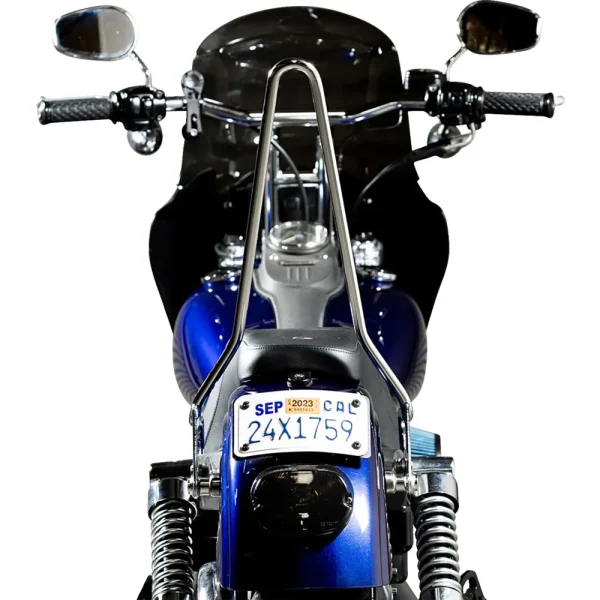 Biltwell Exfil Sissy Bar Dyna 06-17 Chrome