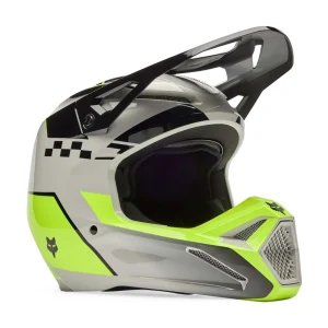 FOX V1 Collect Youth MX Helmet Black/Grey/Yellow