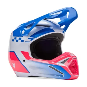 FOX V1 Collect Youth MX Helmet Blue/Pink