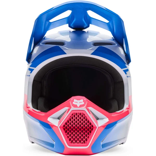 FOX V1 Collect Youth MX Helmet Blue/Pink