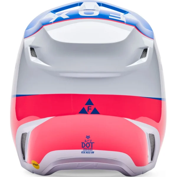 FOX V1 Collect Youth MX Helmet Blue/Pink
