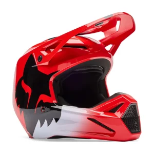 FOX V1 Shield Youth MX Helmet Red