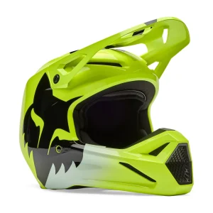 FOX V1 Shield Youth MX Helmet Yellow