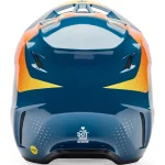 Fox V3 Tine MX Helmet Blue/Yellow
