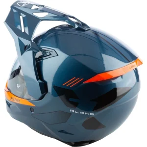 Klim X1 Alpha Carbon Enduro Helmet Blue/Orange, Motoee.com