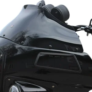 Klock Werks KWW-02-0500 Flare Black Windshield 9" for FXRP Style Fairings, Motoee.com
