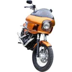 Klock Werks KWW-02-0500 Flare Dark Smoke Windshield 9" for FXRP Style Fairings, Motoee.com