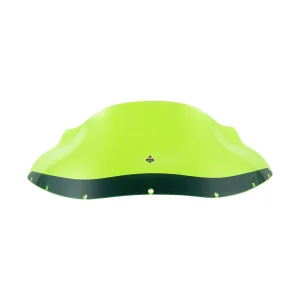 Klock Werks KWW-02-0610 Kolor Flare Green Ice Windshield 9" for FXRP Style Fairings