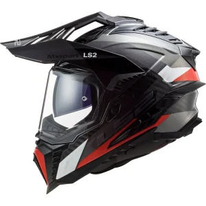 LS2 MX701 C Explorer Frontier G MX Helmet Black/Red
