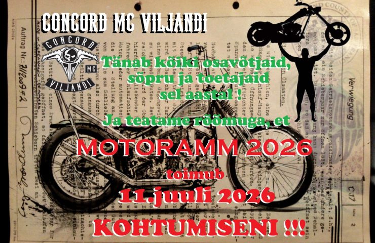 Motoramm 2026 в Вильянди, Motoee.com