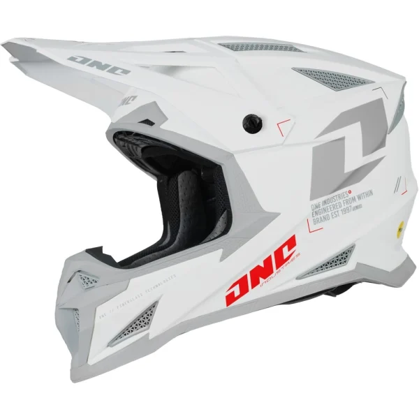 One Industries X-297 Focus MX Helmet White/Grey