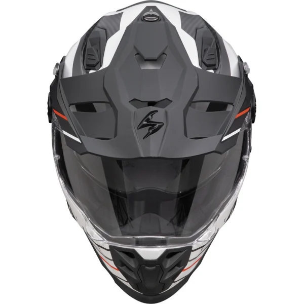 Scorpion ADF-9000 Air Feat MX Helmet Matte White/Black/Red