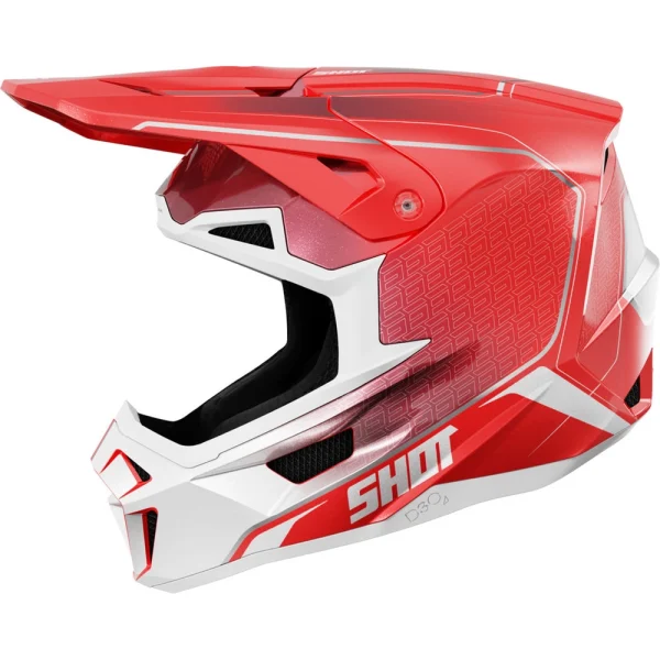 Shot Lite Challenger MX Helmet Red
