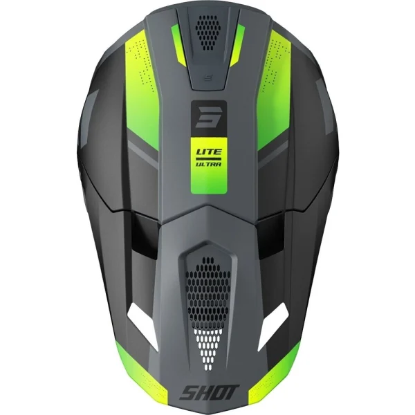 Shot Lite Ultra MX Helmet Matte Grey/Yellow