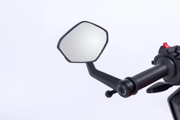SW-Motech MIR.04.882.10000 Bar End Mirrors for Ducati Monster 937/Yamaha MT-03/Aprilia Tuono 1100 V4
