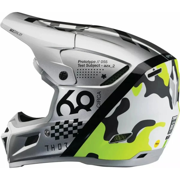 Thor Reflex Riot MX Helmet Yellow/Black/Silver