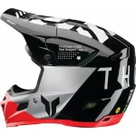 Thor Reflex Strike MX Helmet Black/Grey/Red