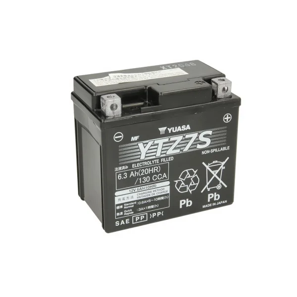 Yuasa YTZ7S 12V 130A 113x70x105 6Ah R+ AGM Starting Battery