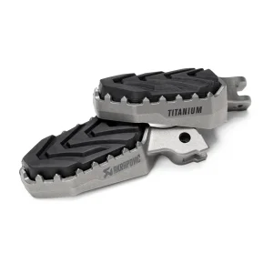 Akrapovic F-D12T1 Adventure Foot Pegs Set (Titanium) For Ducati, Motoee.com