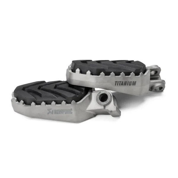 Akrapovic F-KTM12T1 Adventure Foot Peg Set (Titanium) for KTM/GasGas/Husqvarna