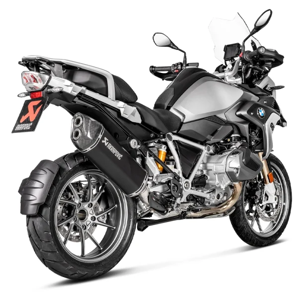Akrapovic S-B12SO23-HAATBL Slip-On Line (Titanium) for BMW R1250GS/Adventure