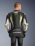 Alpinestars GP Tech V5 Perforated 1-Piece Leather Suit Black/White/Neon Yellow
