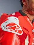 Alpinestars GP Tech V5 Perforated 1-Piece Leather Suit Red/White