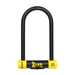 Auvray Xtreme Maxi U-Lock 18 mm Black/Yellow 110×230 mm