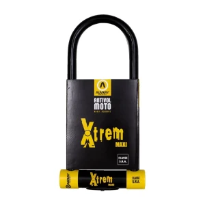 Auvray Xtreme Maxi U-Lock 18 mm Black/Yellow 110×310 mm, Motoee.com