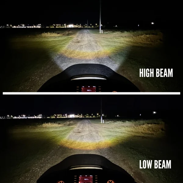 Custom Dynamics Shark Demon 2 LED фара + противотуманная фара комплект SD2-RG-YW-ECE