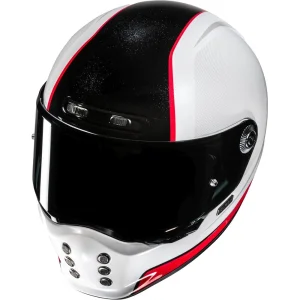 HJC V10 Hodu Helmet Black/Red/White, Motoee.com