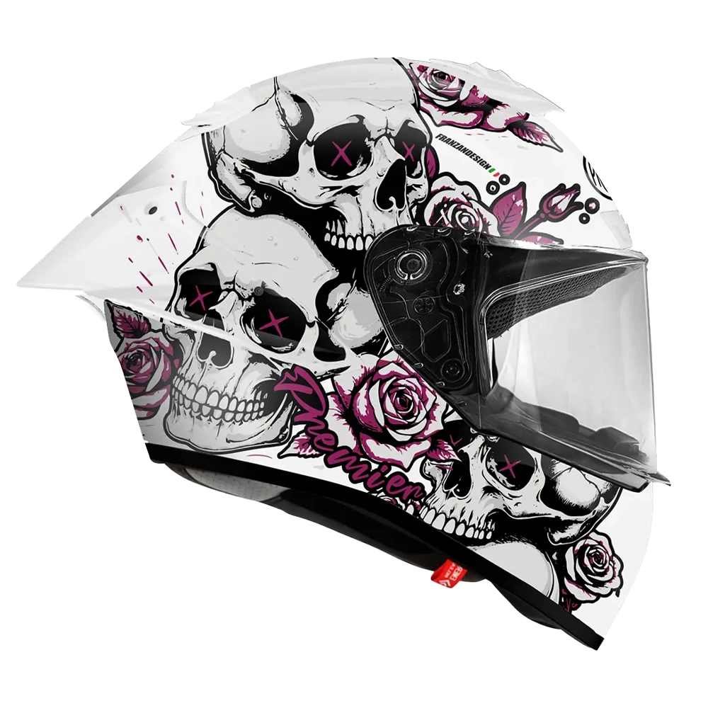 amazon whtie motorcycle helmet White Bunny Cover for Full Face Helmets 760 manufactured by Beijing Shenzhou Rodia The sleek and modern shell design is made of a Kevlar Visor Bike Helmet Amazon Prime