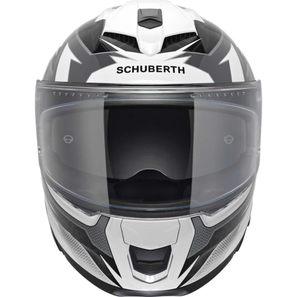 Schuberth S3 Thunder kinnine kiiver valge/must