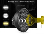 Denali Full Deck Destroyer Headlight Kit Harley-Davidson Road Glide 24-