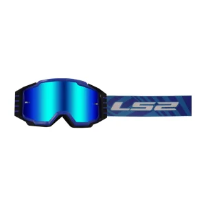 LS2 Charger Pro Motocross Goggles Blue