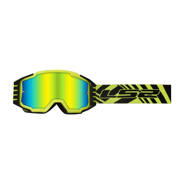 LS2 Charger Pro Motocross Goggles Neon Yellow