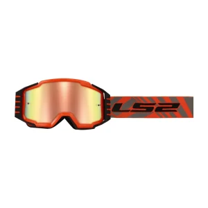 LS2 Charger Pro Motocross Goggles Orange
