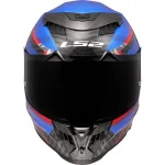 LS2 FF807 Dragon Trax Carbon Helmet Blue/Red