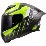 LS2 FF807 Dragon Trax Carbon Helmet Neon Yellow