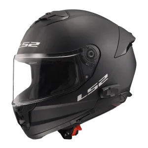 LS2 FF808 Stream II Helmet Black, Motoee.com