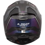LS2 FF811 Vector II Carbon Savage Helmet Grey/White/Red