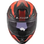 LS2 FF817 Challenger II Dravix Helmet Black/Red