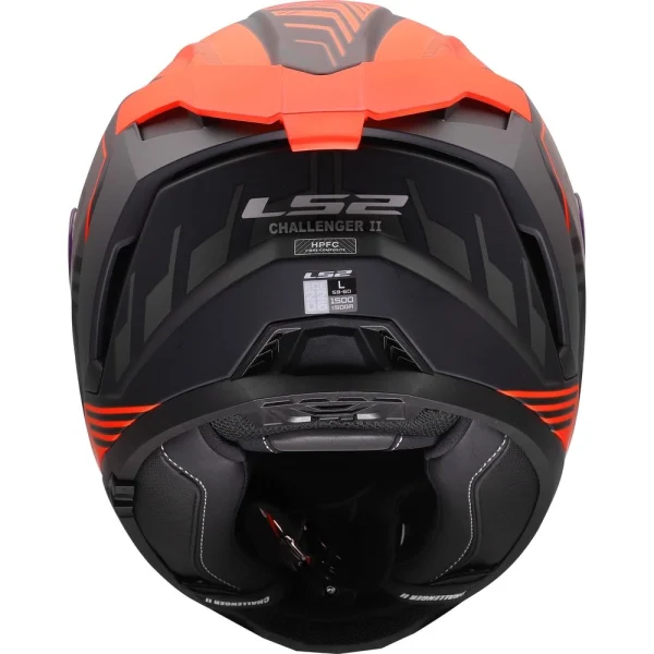 LS2 FF817 Challenger II Dravix Helmet Black/Red