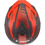 LS2 FF817 Challenger II Dravix Helmet Black/Red