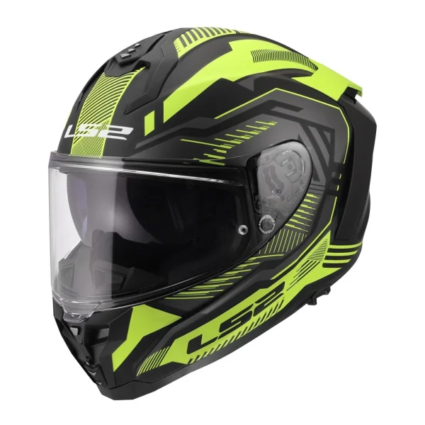 LS2 FF817 Challenger II Dravix Helmet Black/Yellow
