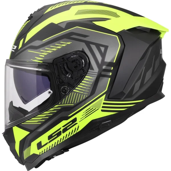LS2 FF817 Challenger II Dravix Helmet Black/Yellow